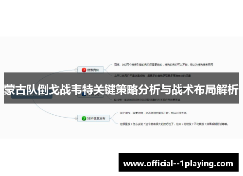 蒙古队倒戈战韦特关键策略分析与战术布局解析 蒙古队倒戈战韦特关键策略分析与战术布局解析